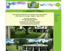 Tablet Screenshot of hospedajesantarita.com.ar